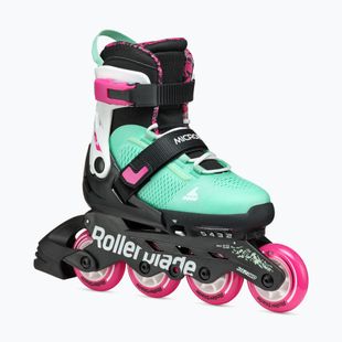 Rollerblade Microblade XT Jr pattini a rotelle per bambini nero/verde mare