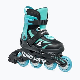 Rollerblade Microblade Jr pattini a rotelle per bambini nero/azzurro