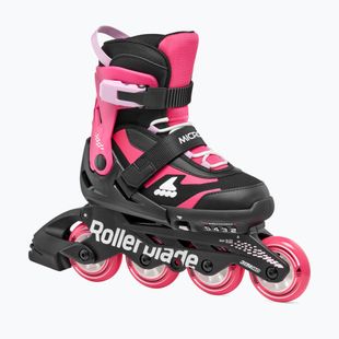 Rollerblade Microblade Jr pattini a rotelle per bambini nero/rosa