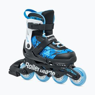 Rollerblade Microblade SL Jr pattini a rotelle per bambini nero/blu cielo