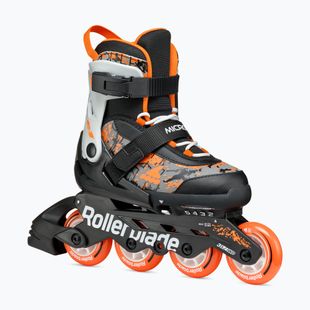 Rollerblade Microblade SL Jr pattini a rotelle per bambini nero/arancio