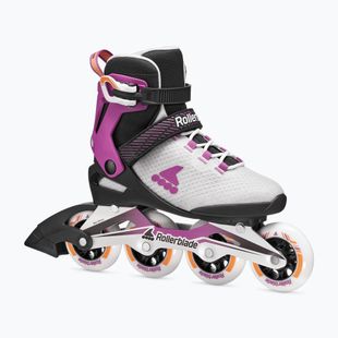 Pattini in linea da donna Rollerblade Macroblade 84 W light grey/violet/orange