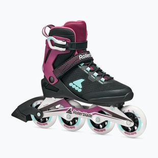 Pattini in linea da donna Rollerblade Macroblade 84 W black/burgundy/ocean green