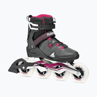 Pattini in linea da donna Rollerblade Macroblade 90 W black/burgundy/ocean green