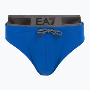 Slip da bagno EA7 Emporio Armani Logo Tape Uomo mare turchese