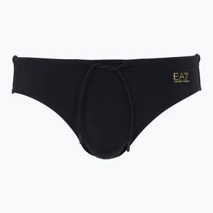 Uomo EA7 Emporio Armani Gold Label Slip da bagno nero