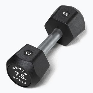 Manubrio Centr Urethane Dumbbell Centr x Hyrox 7,5 kg black