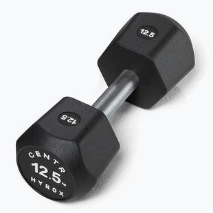 Manubrio Centr Urethane Dumbbell Centr x Hyrox 12,5 kg black