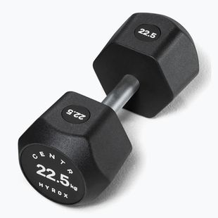 Manubrio Centr Urethane Dumbbell Centr x Hyrox black