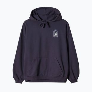 Felpa Kaotiko Washed Trust Your Intuition Uomo lilla scuro