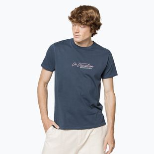 Kaotiko M / C Washed On Vacation T-shirt navy da uomo