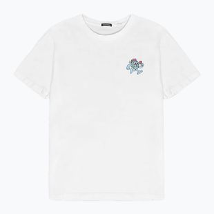 Kaotiko Uomo Maglietta Look Lavata Interno Bianco