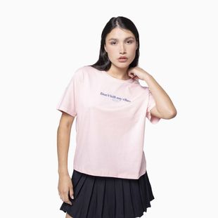 Kaotiko t-shirt donna M / C Washed Good Things rosa