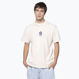 Maglietta Kaotiko M / C Wild Power in cotone organico avorio da uomo