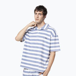 Polo Kaotiko Towel Stripe uomo blu/bianco
