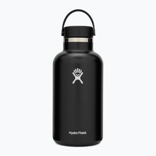 Hydro Flask Wide Flex Cap 64 Oz 1892 ml bottiglia da viaggio nera