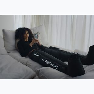 Dispositivo di recupero e massaggio per gambe alte Normatec Elite Nero