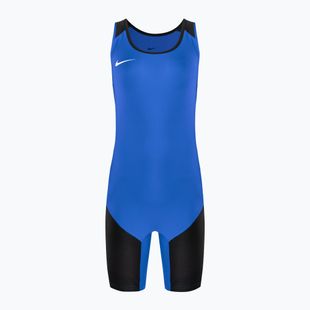 Body da lotta maschile Nike Weightlifting Singlet royal/black