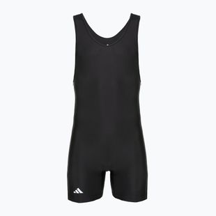 Tuta da uomo adidas 3 Stripe Singlet black/white