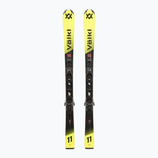 Sci alpini da bambino + attacchi Völkl Racetiger Jr Yellow+7.0 VMotion Jr 130-160 cm