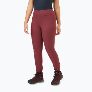 Pantaloni softshell da donna Rab Elevation deep heather