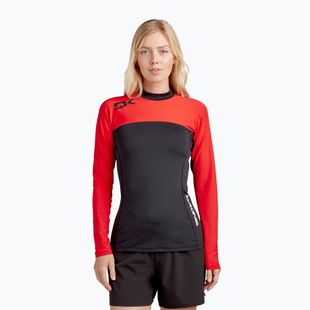 Dakine nuoto donna manica lunga Hd Snug Fit Rashguard rippin rosso