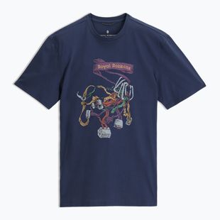 Maglietta Royal Robbins RR Graphic navy chock pt da uomo