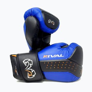 Guanti da boxe Rival RB10 Intelli-Shock Bag nero/blu