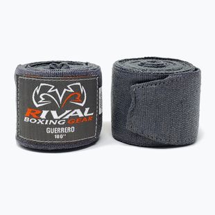 Rival Guerrero Handwraps 180 cm bende da boxe grigio scuro