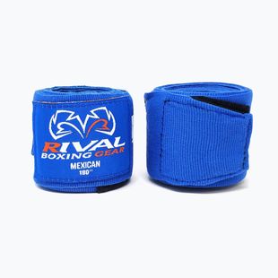 Rival Mexican Handwraps bende da boxe 180 cm blu