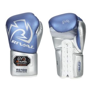 Guantoni da boxe Rival RS100 Professional blu/argento