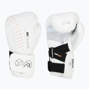 Rival RB10 Intelli-Shock Bag guantoni da boxe bianchi