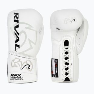 Rival RFX-Guerrero Sparring-SF-H guantoni da boxe bianchi