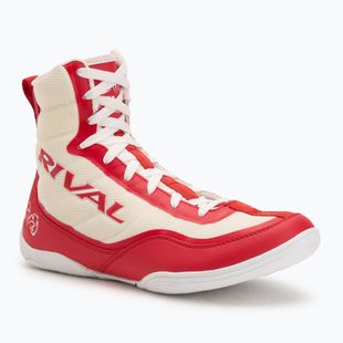Scarpe da boxe Rival RSX-Prospect bianco/rosso