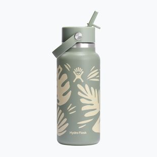 Bottiglia termica Hydro Flask Wide Flex Straw da 945 ml, con blusa/agave botanica