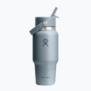 Borraccia termica Hydro Flask Wide Flex Straw Travel 621 ml shale grey
