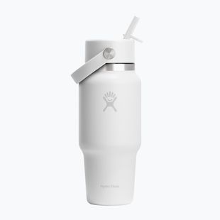 Borraccia termica Hydro Flask Wide Flex Straw Travel 621 ml white