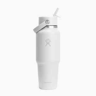 Borraccia termica Hydro Flask Wide Flex Straw Travel 946 ml white