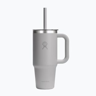 Tazza Hydro Flask Travel Tumbler Clear Lid 710 ml birch
