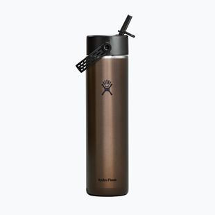 Borraccia termica Hydro Flask Lightweight Wide Flex Straw 710 ml obsidian