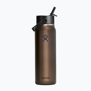 Borraccia termica Hydro Flask Lightweight Wide Flex Straw 946 ml tappo obsidian