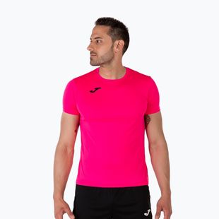 Maglietta da corsa Joma Record II fluor rosa da uomo