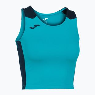 Maglia da corsa Joma Record II Top donna turchese/navy