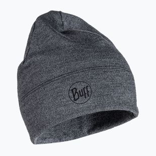 BUFF Berretto invernale in lana merino di peso medio grigio chiaro