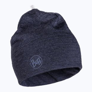 BUFF Berretto invernale di peso medio in lana merino blu notte