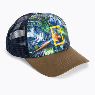 BUFF Trucker Scarlett Macaw National Geographic Cappello da baseball multicolore