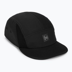 Cappellino con visiera BUFF 5 Panel Go solid black