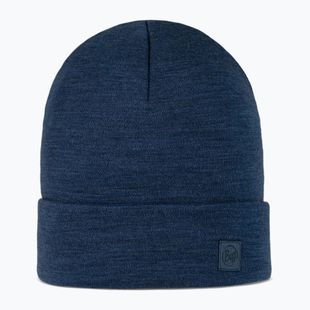 Cappello invernale BUFF Heavyweight Merino Wool solid night blue