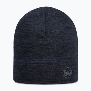Berretto invernale BUFF Lightweight Merino Wool solid night blue