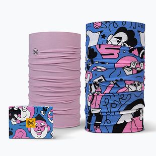 BUFF Coolnet UV confezione doppia Love imbragatura multifunzionale